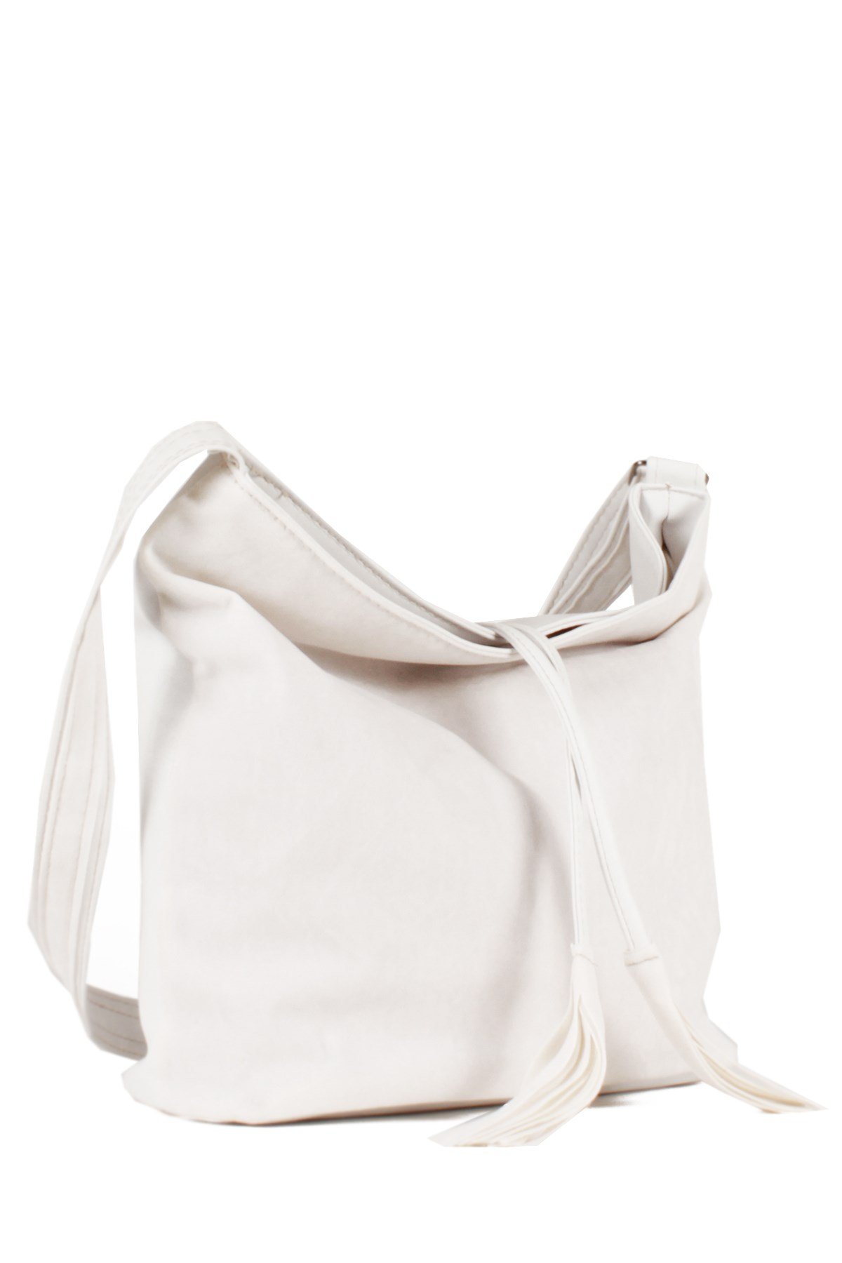 LWE10409-SLuwweLuwwe Bag'sKadın Yumuşak Çift Taraflı Nubuk Görünümlü Salaş Omuz Çantası (10409)