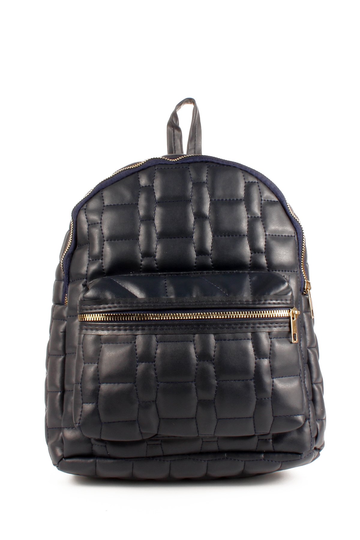 LWE10705-SyhTalhaLuwwe Bag'sKadın Yumuşak Deri Kapitoneli Çift Bölmeli Sırt Çantası (10705)