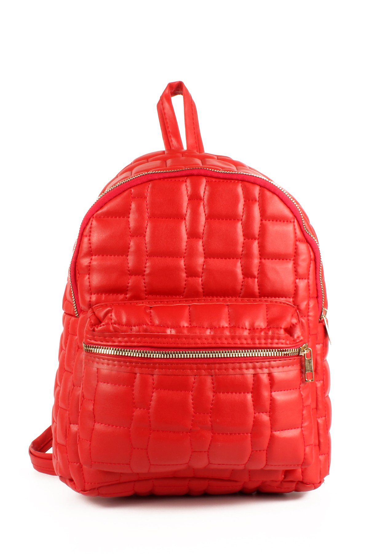 LWE10705-SyhTalhaLuwwe Bag'sKadın Yumuşak Deri Kapitoneli Çift Bölmeli Sırt Çantası (10705)