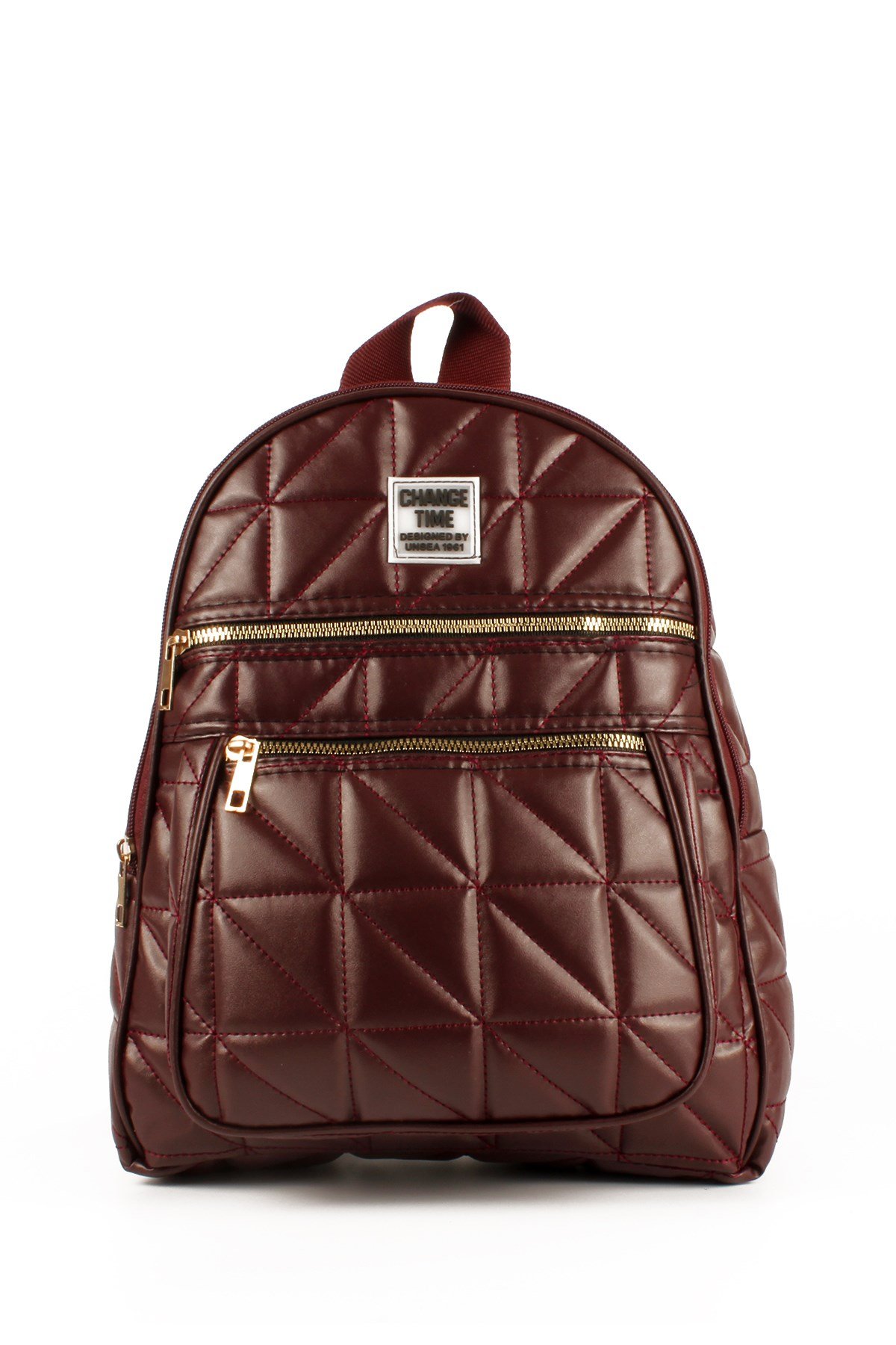 LWE10680-SyhTalhaLuwwe Bag'sKadın Yumuşak Deri Kapitoneli Kolon Askılı Üç Bölmeli Sırt Çantası (10680)