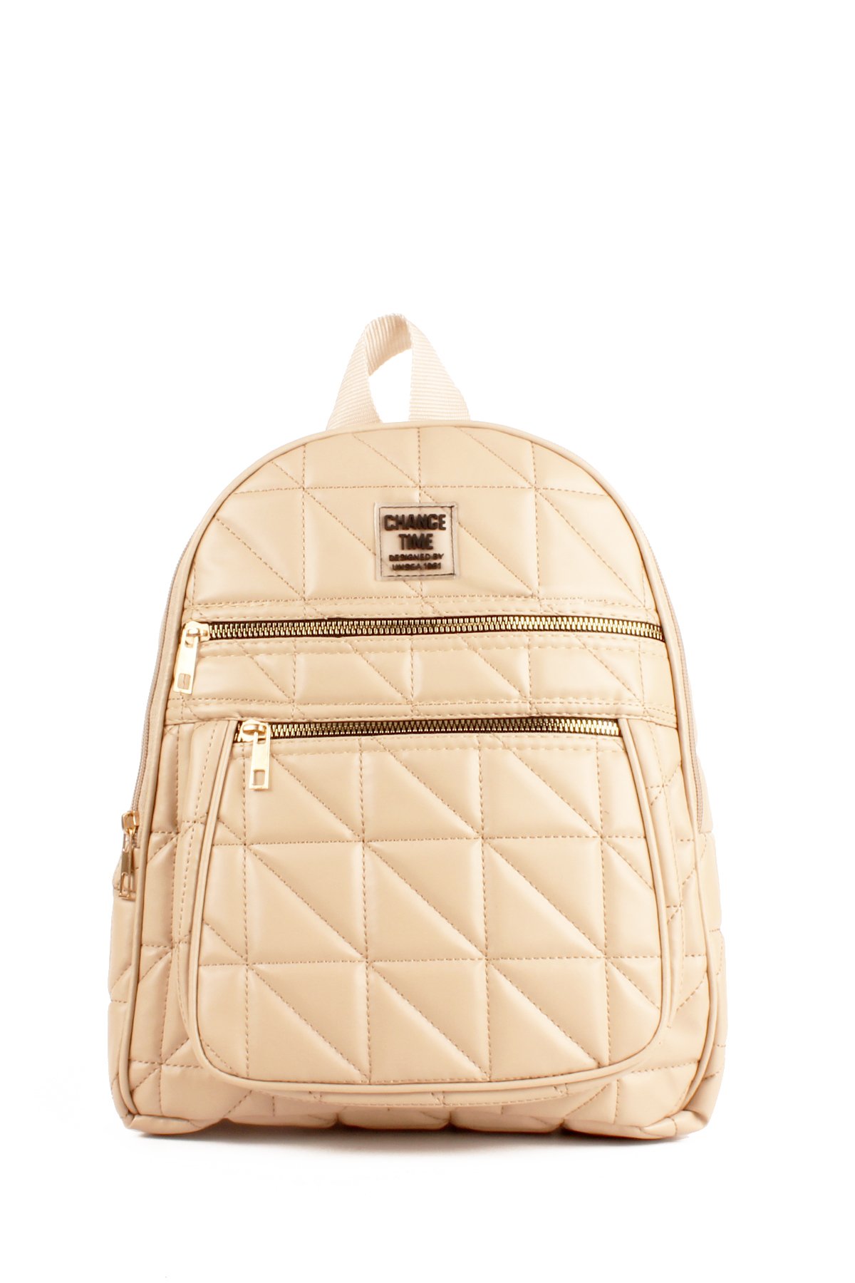 LWE10680-SyhTalhaLuwwe Bag'sKadın Yumuşak Deri Kapitoneli Kolon Askılı Üç Bölmeli Sırt Çantası (10680)