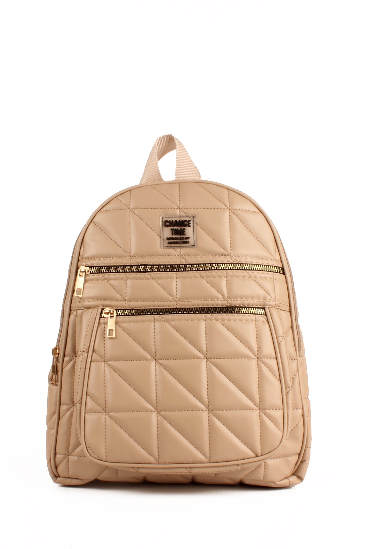 LWE10680-SyhTalhaLuwwe Bag'sKadın Yumuşak Deri Kapitoneli Kolon Askılı Üç Bölmeli Sırt Çantası (10680)