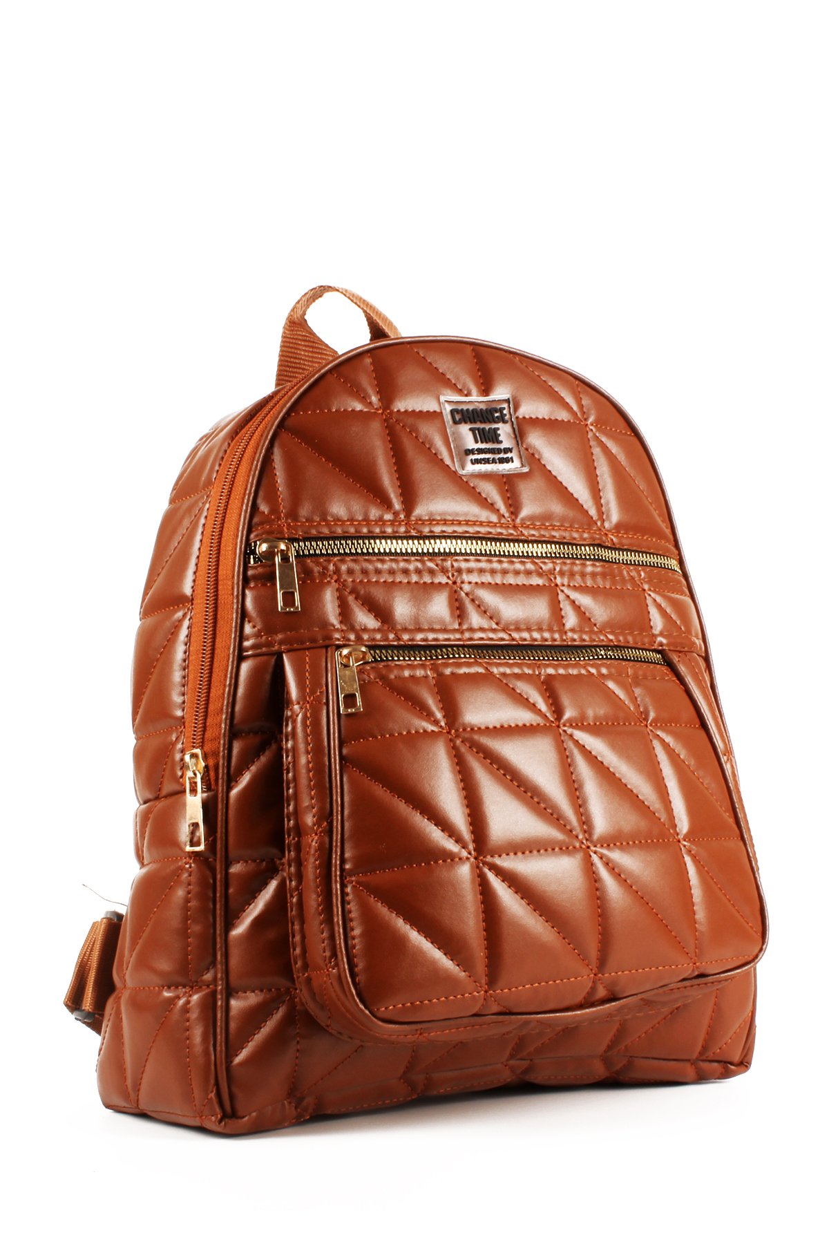 LWE10680-SyhTalhaLuwwe Bag'sKadın Yumuşak Deri Kapitoneli Kolon Askılı Üç Bölmeli Sırt Çantası (10680)