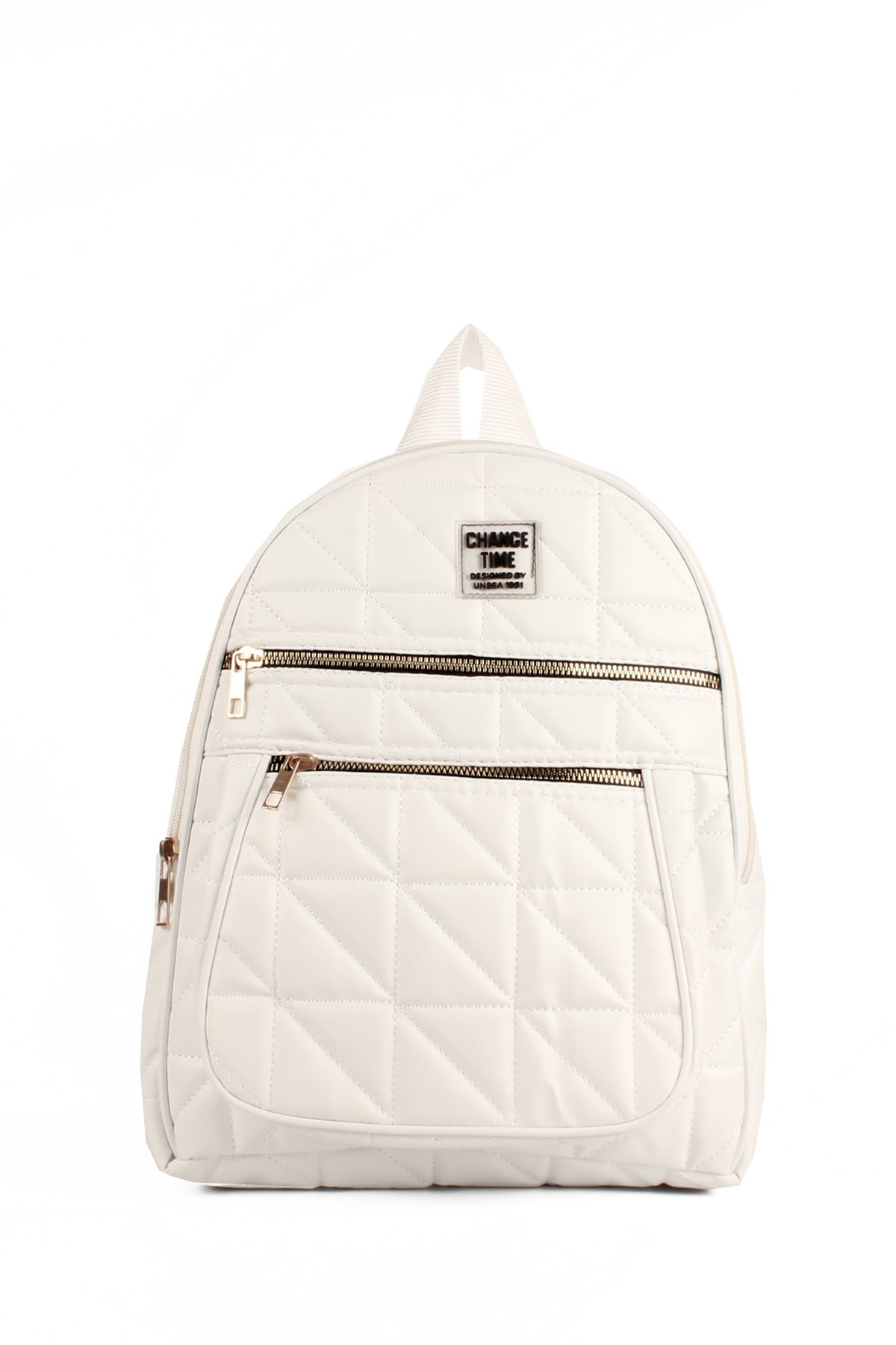 LWE10680-SyhTalhaLuwwe Bag'sKadın Yumuşak Deri Kapitoneli Kolon Askılı Üç Bölmeli Sırt Çantası (10680)