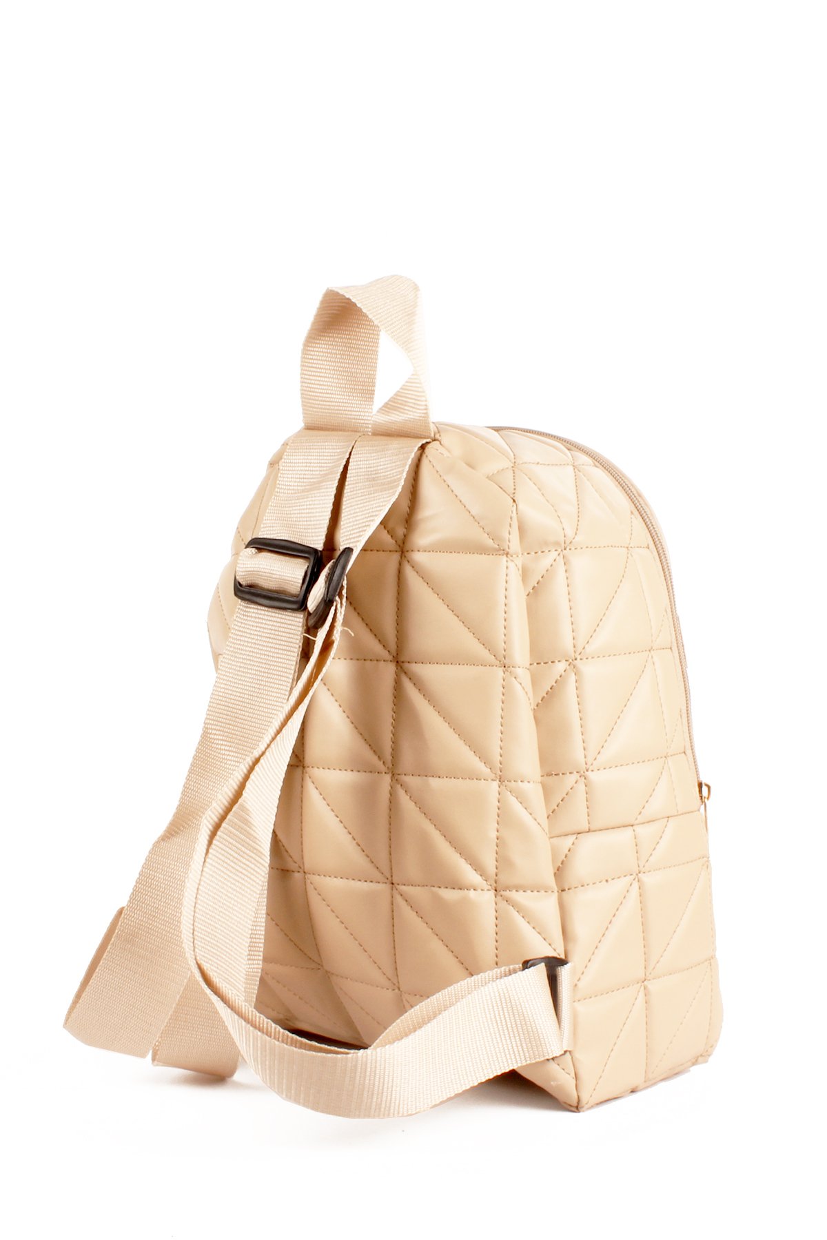 LWE10680-SyhTalhaLuwwe Bag'sKadın Yumuşak Deri Kapitoneli Kolon Askılı Üç Bölmeli Sırt Çantası (10680)