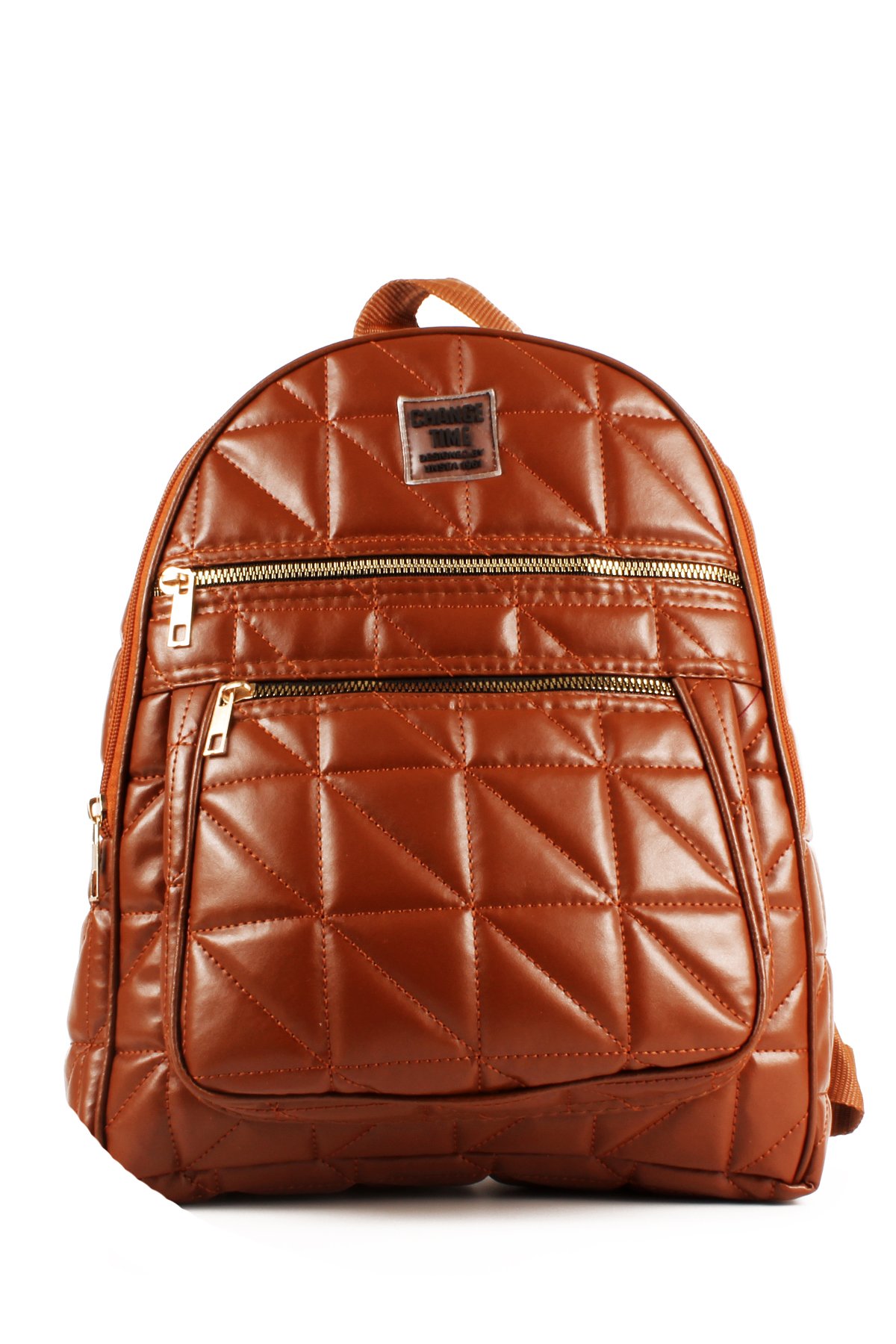 LWE10680-SyhTalhaLuwwe Bag'sKadın Yumuşak Deri Kapitoneli Kolon Askılı Üç Bölmeli Sırt Çantası (10680)