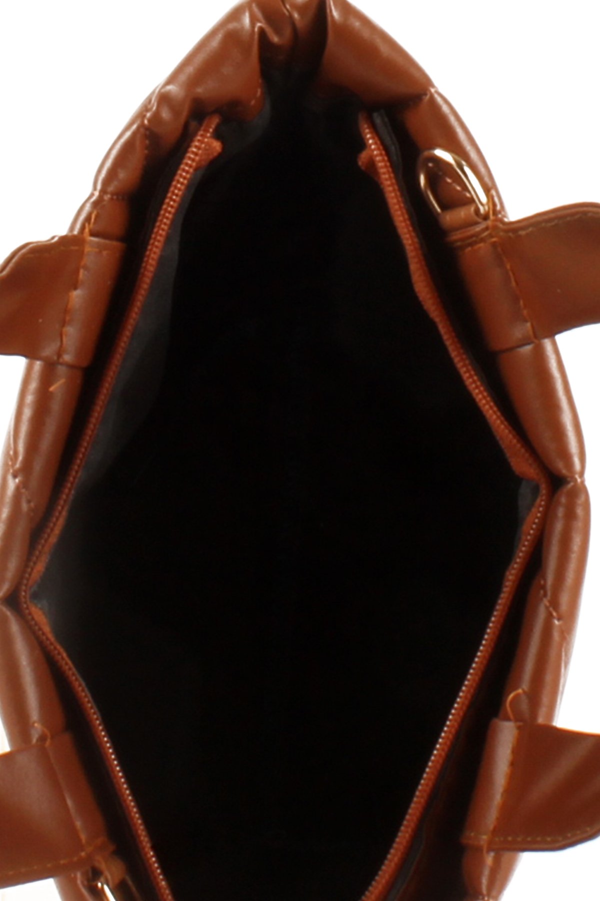 LWE20691-SyhTalhaLuwwe Bag'sKadın Yumuşak Deri Şişme Kapitoneli El ve Omuz Çantası (20691)