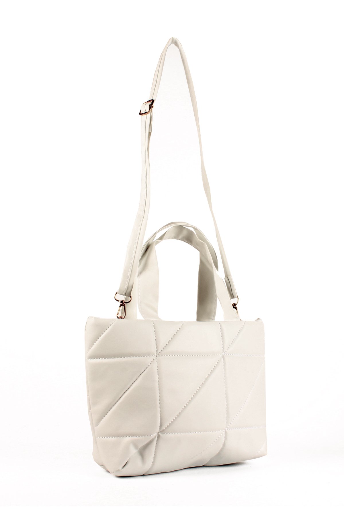 LWE20691-SyhTalhaLuwwe Bag'sKadın Yumuşak Deri Şişme Kapitoneli El ve Omuz Çantası (20691)