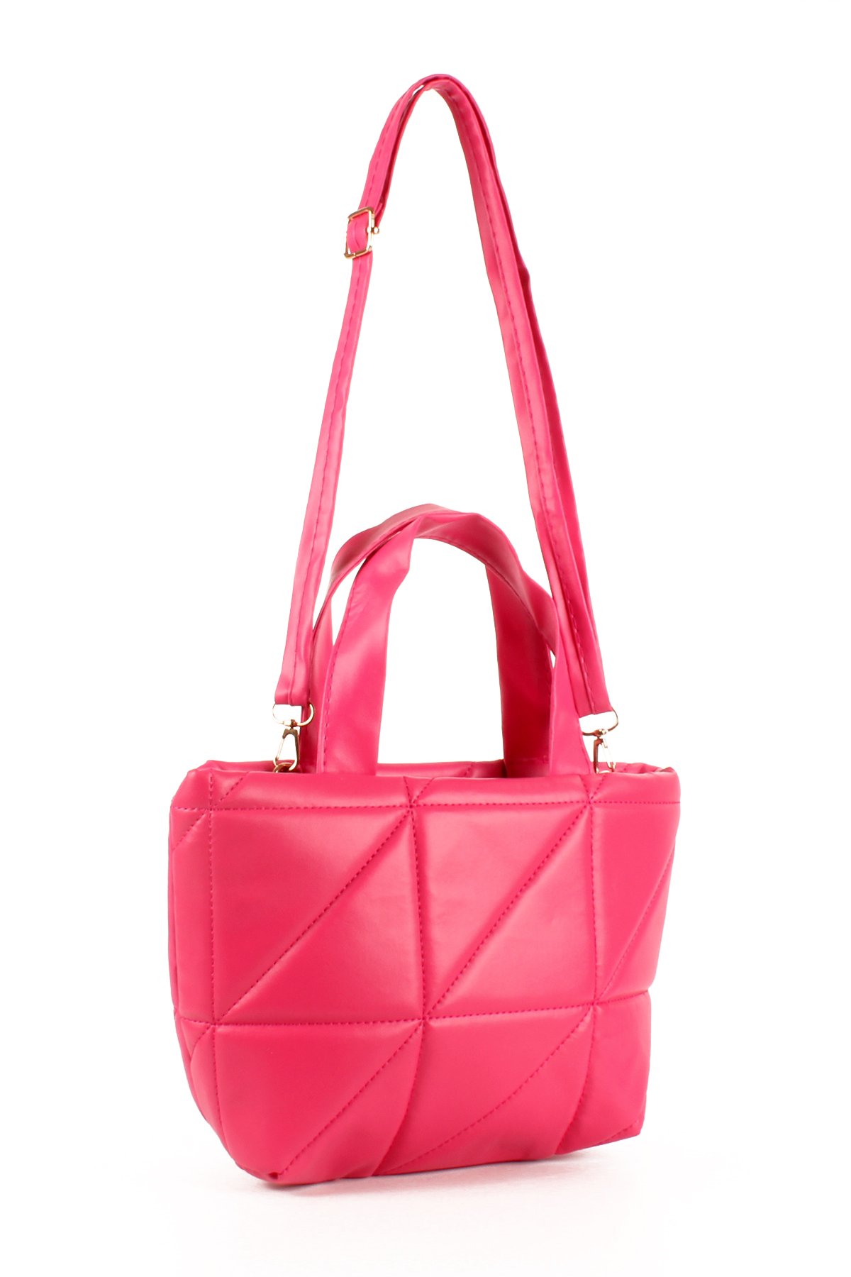 LWE20691-SyhTalhaLuwwe Bag'sKadın Yumuşak Deri Şişme Kapitoneli El ve Omuz Çantası (20691)