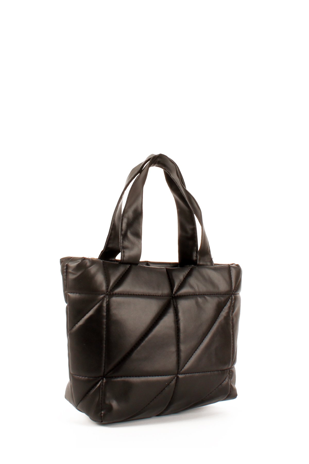 LWE20691-SyhTalhaLuwwe Bag'sKadın Yumuşak Deri Şişme Kapitoneli El ve Omuz Çantası (20691)