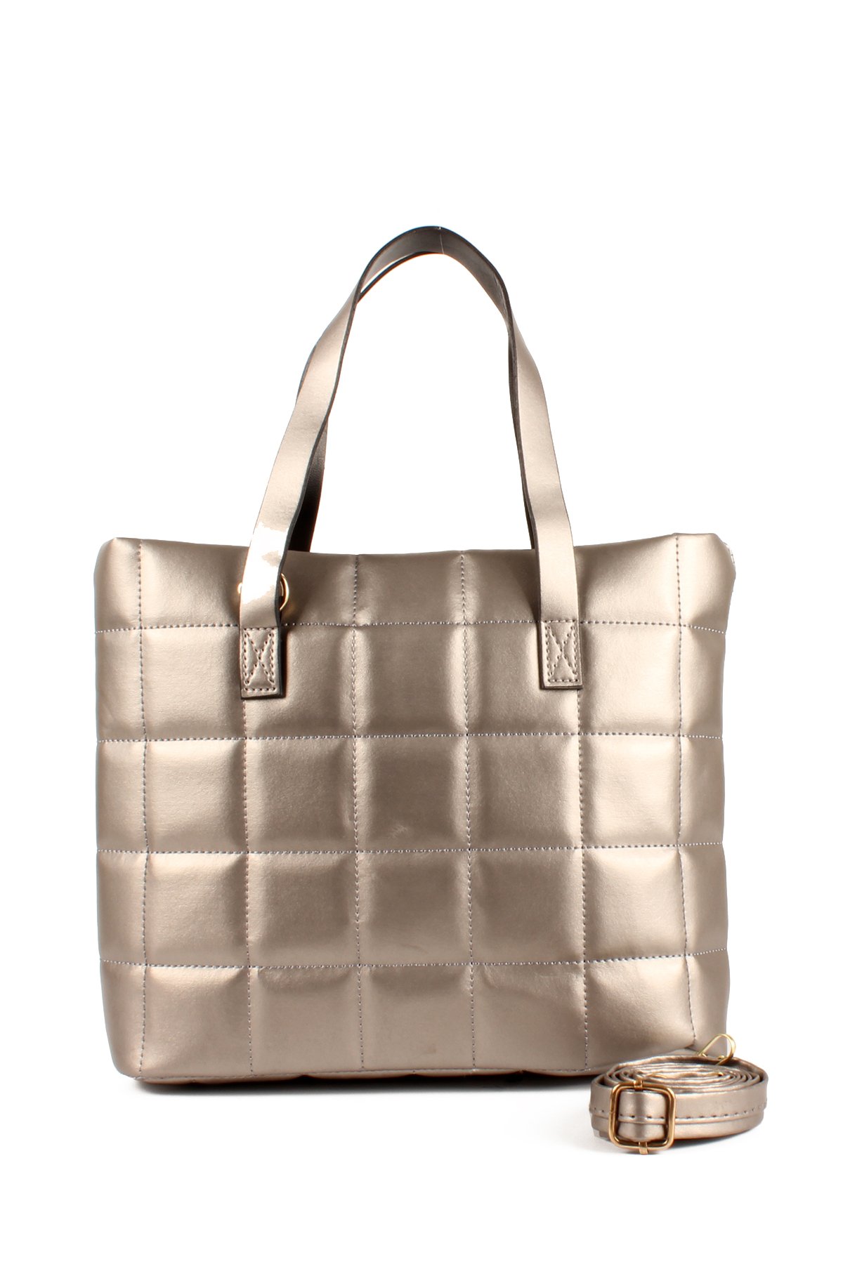 LWE20720-SyhTalhaLuwwe Bag'sKadın Yumuşak Dokulu Destekli Kapitoneli El ve Omuz Çantası (20720)