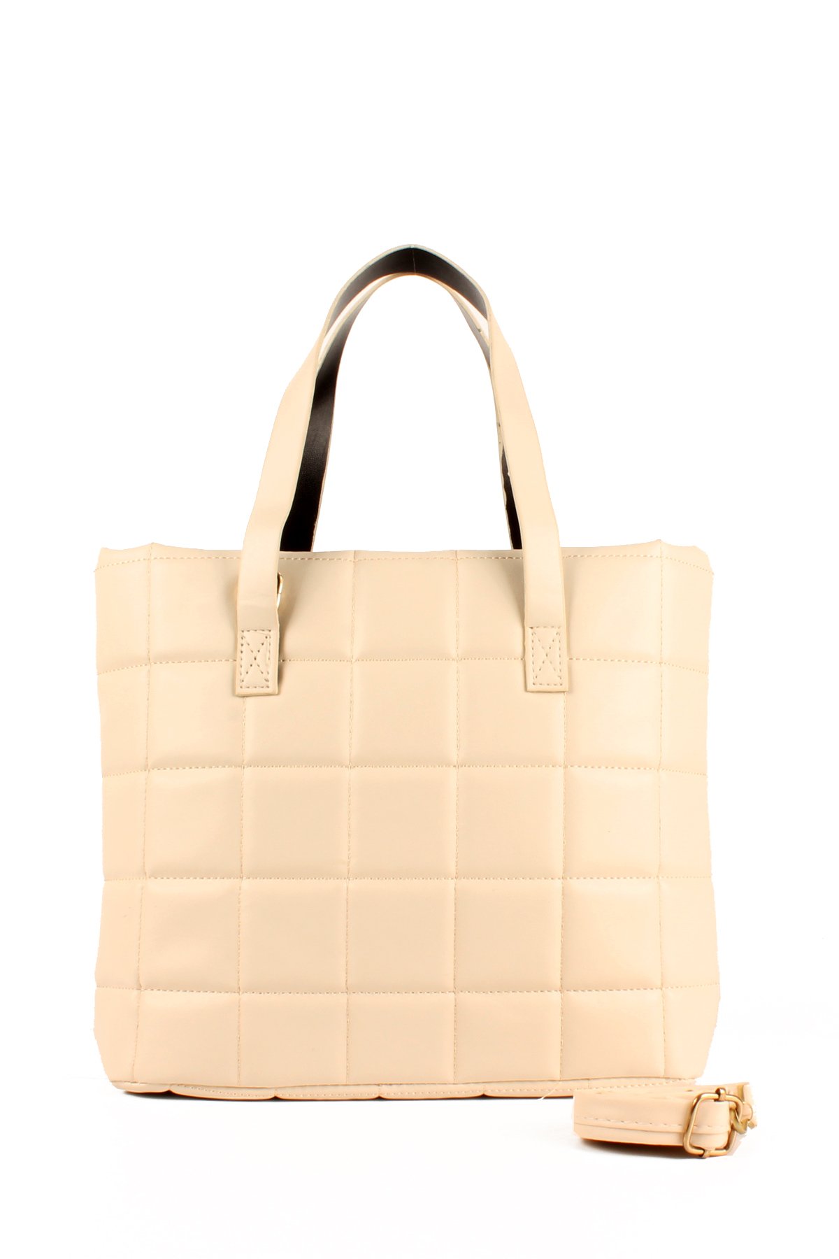 LWE20720-SyhTalhaLuwwe Bag'sKadın Yumuşak Dokulu Destekli Kapitoneli El ve Omuz Çantası (20720)