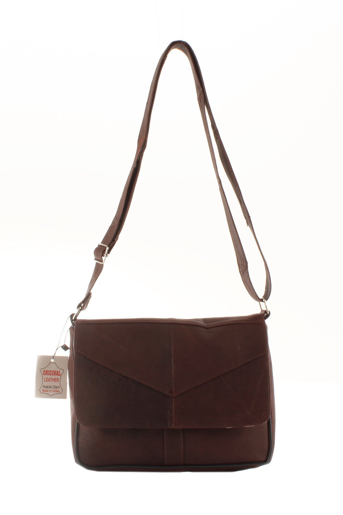 LWE1406-SLuwweLuwwe Bag'sKadın Yumuşak Hakiki Deri Parçalı ve Renkli Omuz Çantası (1406)