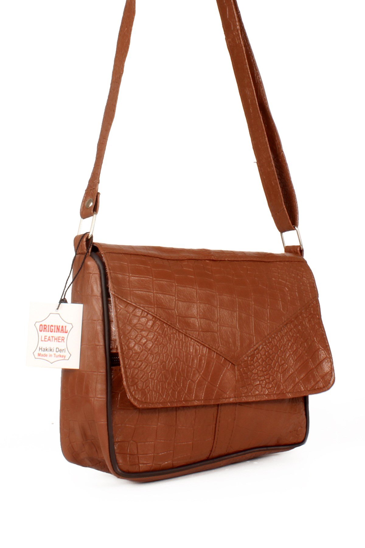 LWE1406-SLuwweLuwwe Bag'sKadın Yumuşak Hakiki Deri Parçalı ve Renkli Omuz Çantası (1406)