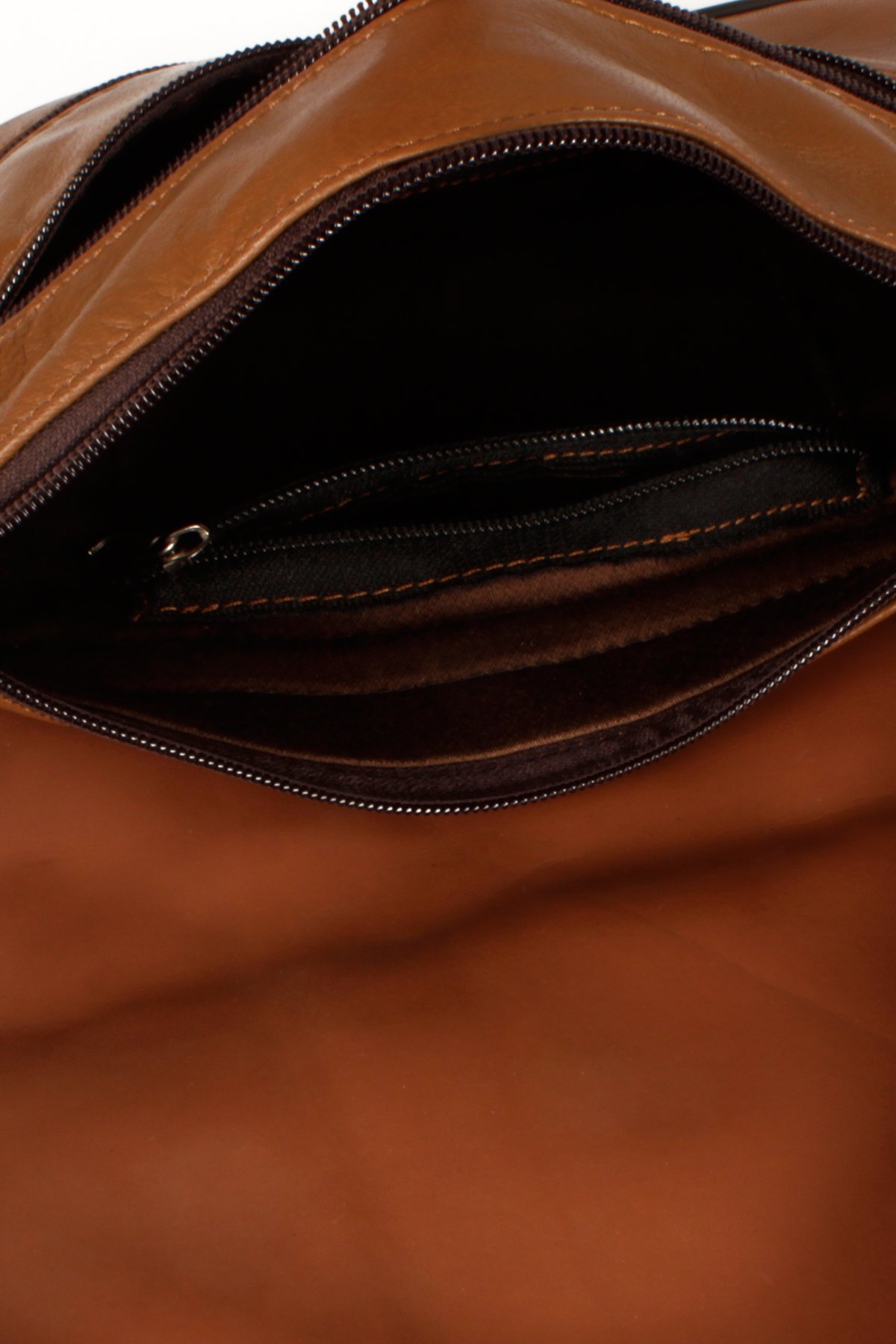 LWE1406-SLuwweLuwwe Bag'sKadın Yumuşak Hakiki Deri Parçalı ve Renkli Omuz Çantası (1406)