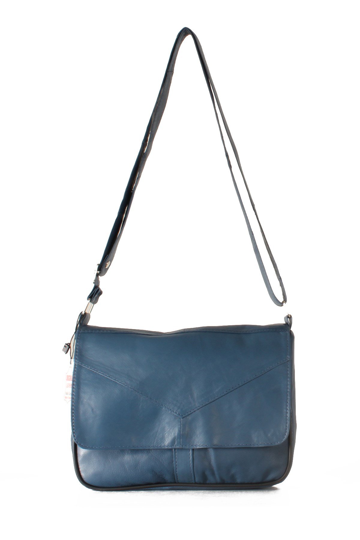 LWE1406-SLuwweLuwwe Bag'sKadın Yumuşak Hakiki Deri Parçalı ve Renkli Omuz Çantası (1406)