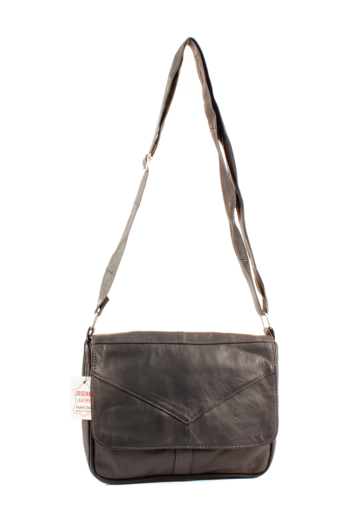 LWE1406-SLuwweLuwwe Bag'sKadın Yumuşak Hakiki Deri Parçalı ve Renkli Omuz Çantası (1406)