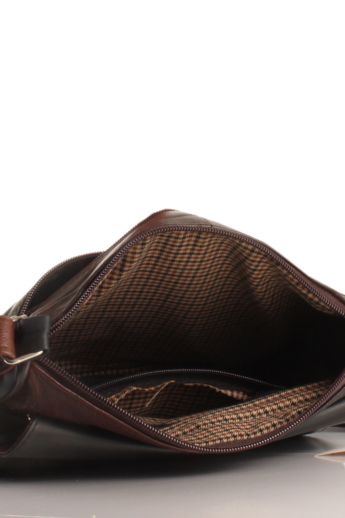 LWE1403-SLuwweLuwwe Bag'sKadın Yumuşak Hakiki Deri Parçalı ve Renkli Omuz Çantası (1403)