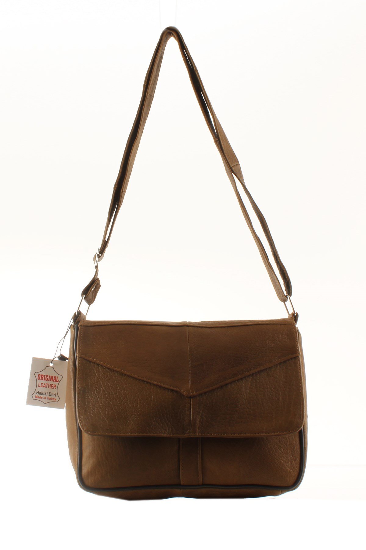 LWE1406-SLuwweLuwwe Bag'sKadın Yumuşak Hakiki Deri Parçalı ve Renkli Omuz Çantası (1406)