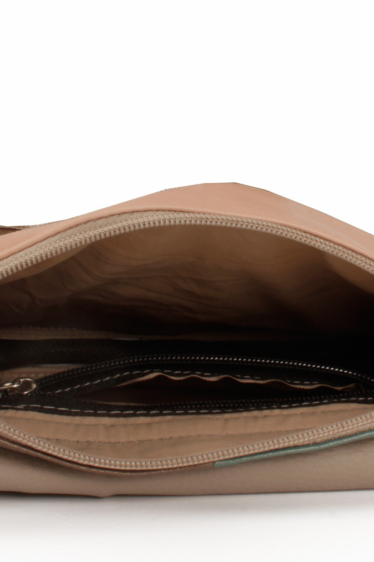 LWE1406-SLuwweLuwwe Bag'sKadın Yumuşak Hakiki Deri Parçalı ve Renkli Omuz Çantası (1406)