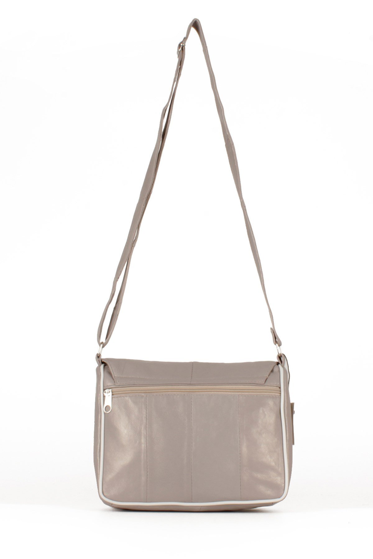 LWE1406-SLuwweLuwwe Bag'sKadın Yumuşak Hakiki Deri Parçalı ve Renkli Omuz Çantası (1406)