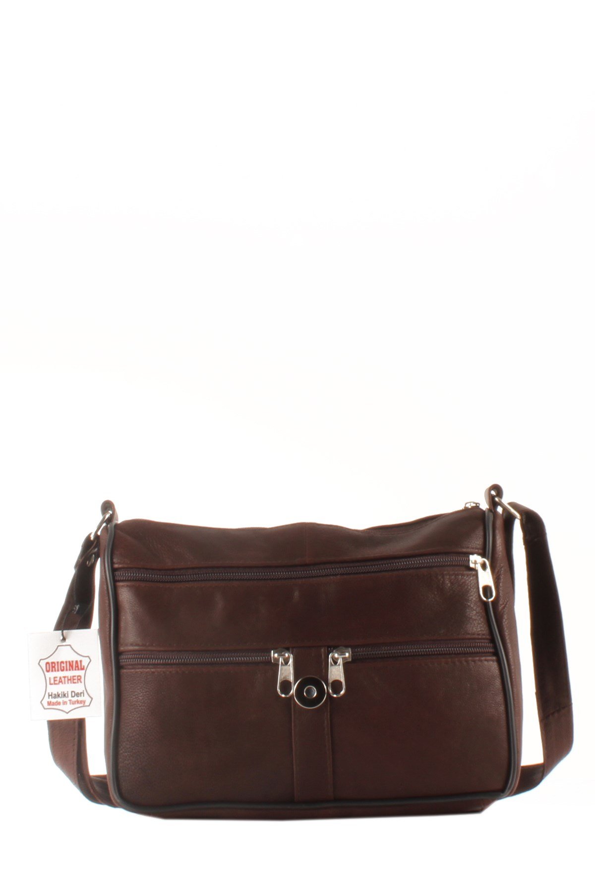 LWE1406-SLuwweLuwwe Bag'sKadın Yumuşak Hakiki Deri Parçalı ve Renkli Omuz Çantası (1406)