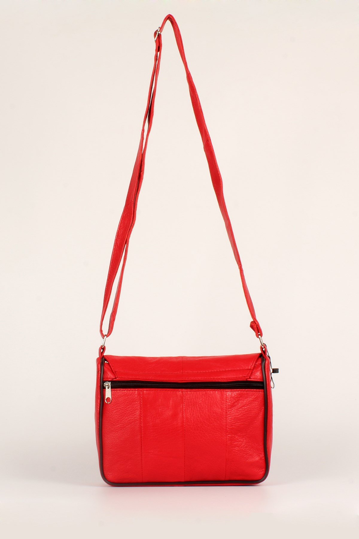 LWE1406-SLuwweLuwwe Bag'sKadın Yumuşak Hakiki Deri Parçalı ve Renkli Omuz Çantası (1406)