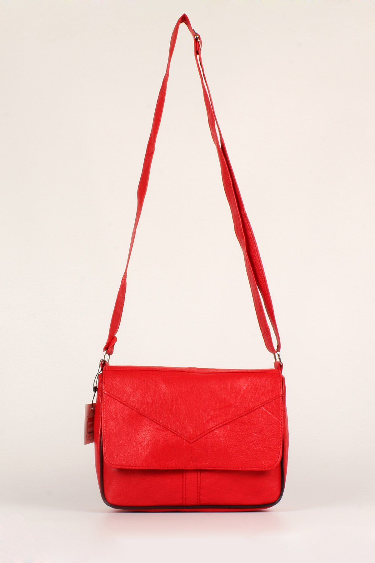 LWE1406-SLuwweLuwwe Bag'sKadın Yumuşak Hakiki Deri Parçalı ve Renkli Omuz Çantası (1406)