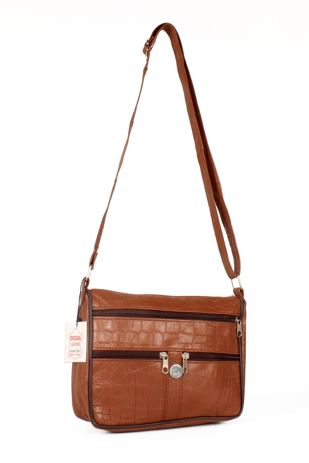 LWE1406-SLuwweLuwwe Bag'sKadın Yumuşak Hakiki Deri Parçalı ve Renkli Omuz Çantası (1406)