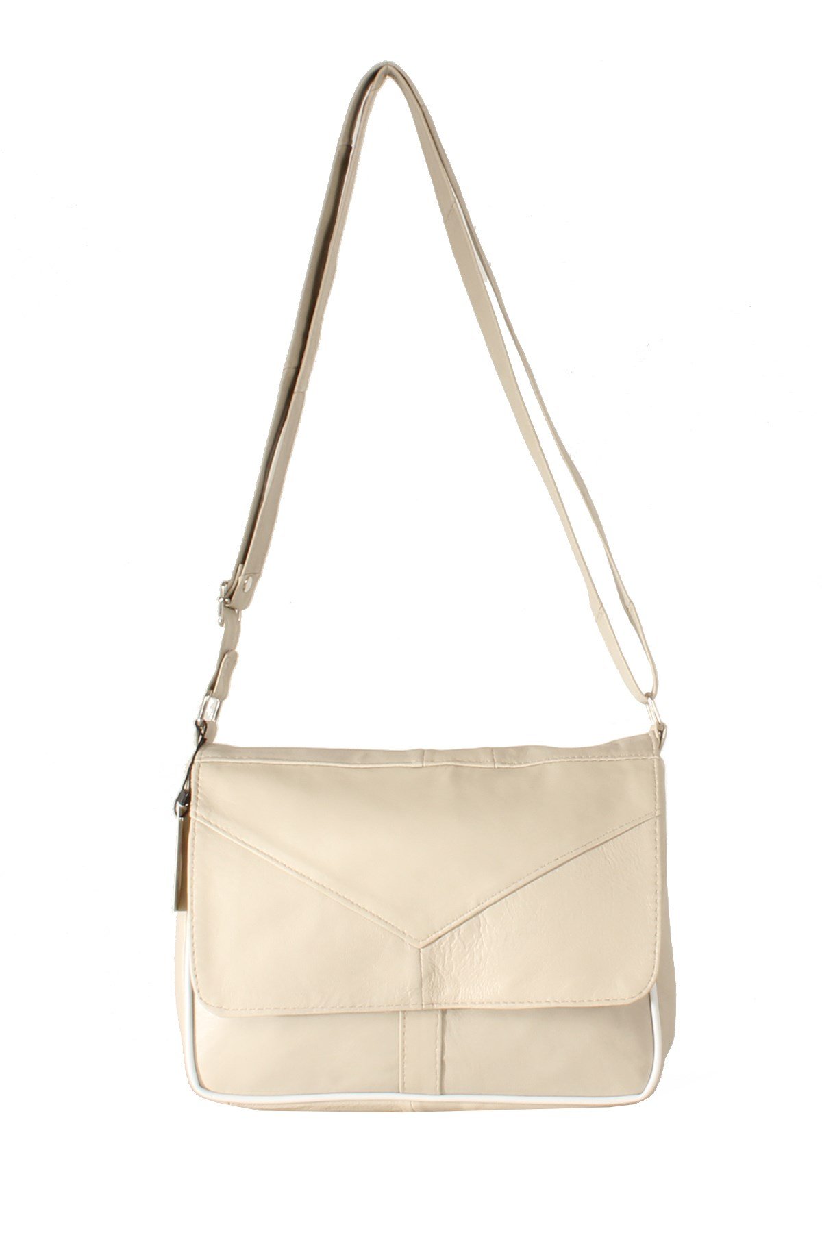 LWE1406-SLuwweLuwwe Bag'sKadın Yumuşak Hakiki Deri Parçalı ve Renkli Omuz Çantası (1406)