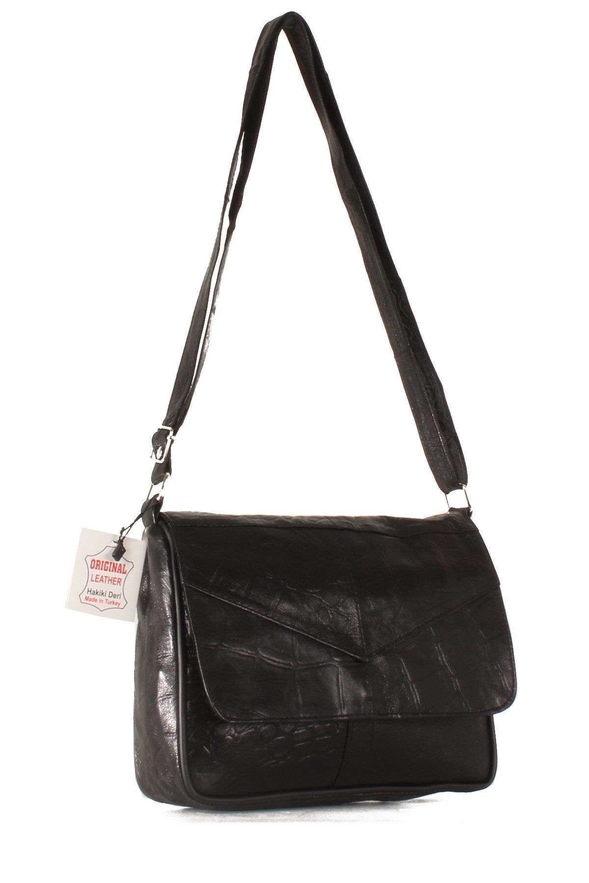 LWE1406-SLuwweLuwwe Bag'sKadın Yumuşak Hakiki Deri Parçalı ve Renkli Omuz Çantası (1406)