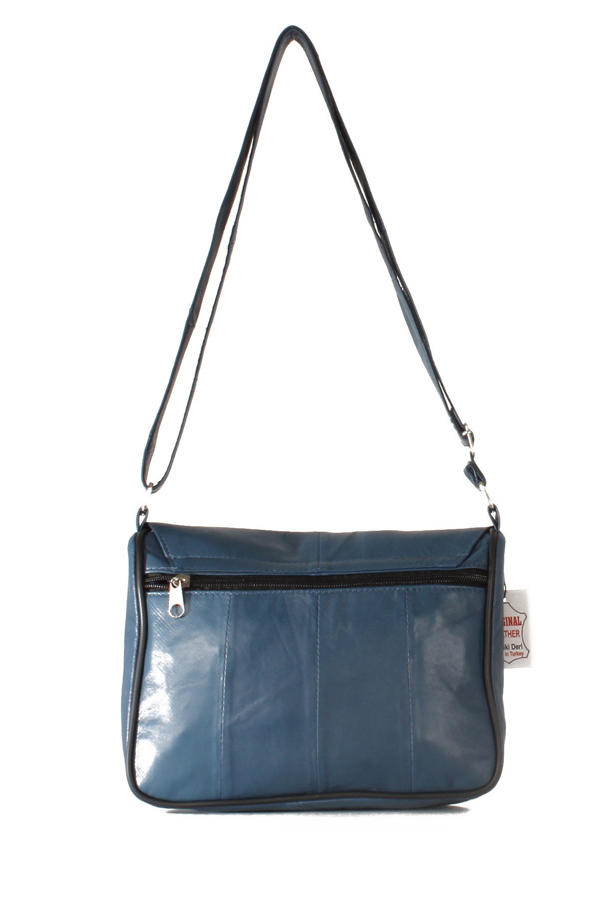 LWE1406-SLuwweLuwwe Bag'sKadın Yumuşak Hakiki Deri Parçalı ve Renkli Omuz Çantası (1406)