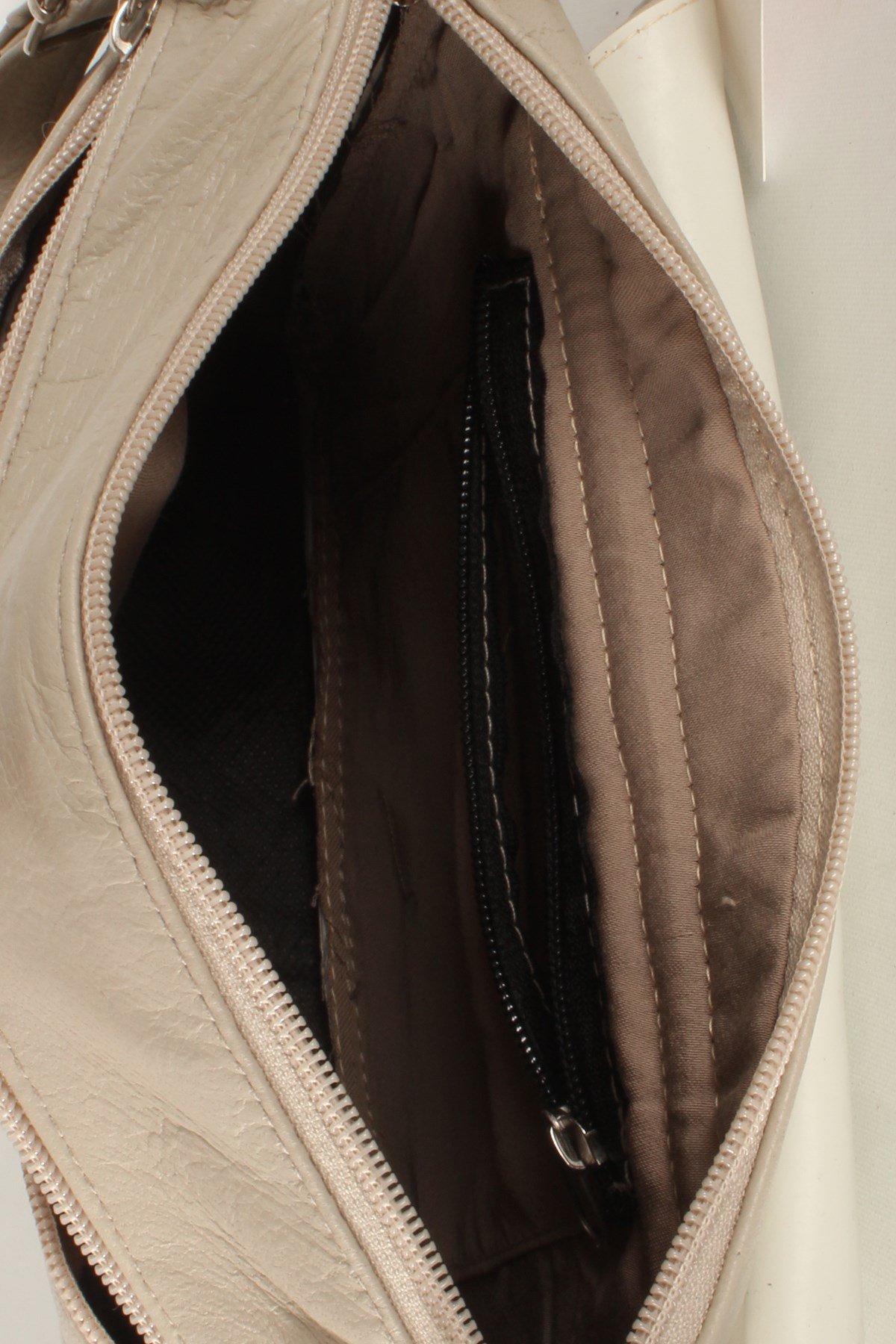 LWE1406-SLuwweLuwwe Bag'sKadın Yumuşak Hakiki Deri Parçalı ve Renkli Omuz Çantası (1406)