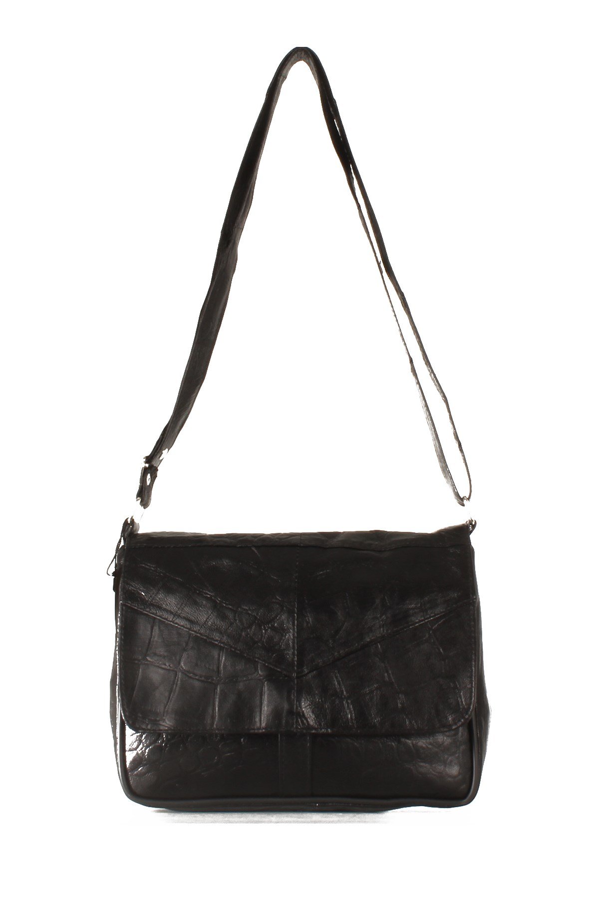 LWE1406-SLuwweLuwwe Bag'sKadın Yumuşak Hakiki Deri Parçalı ve Renkli Omuz Çantası (1406)