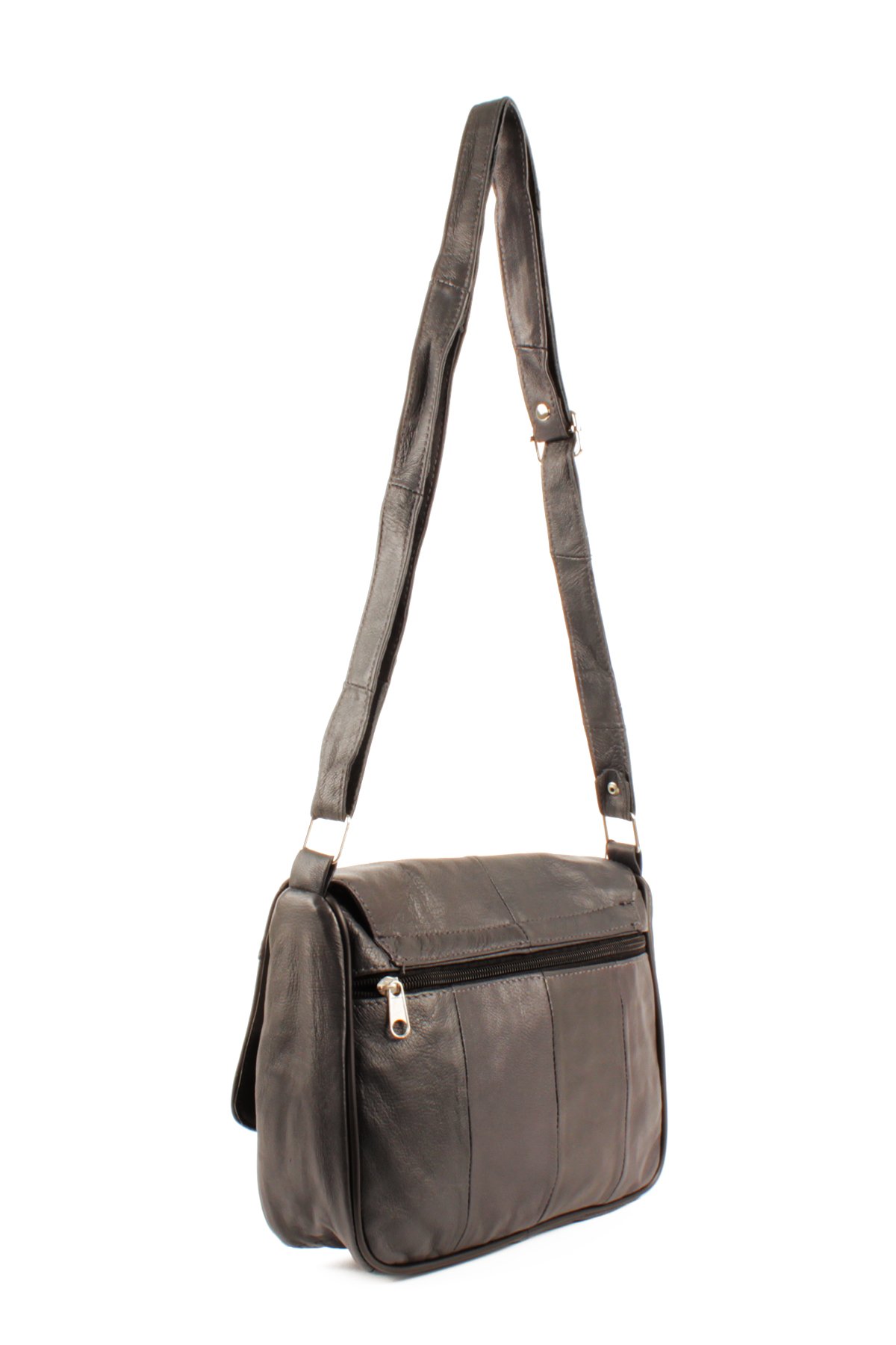 LWE1406-SLuwweLuwwe Bag'sKadın Yumuşak Hakiki Deri Parçalı ve Renkli Omuz Çantası (1406)