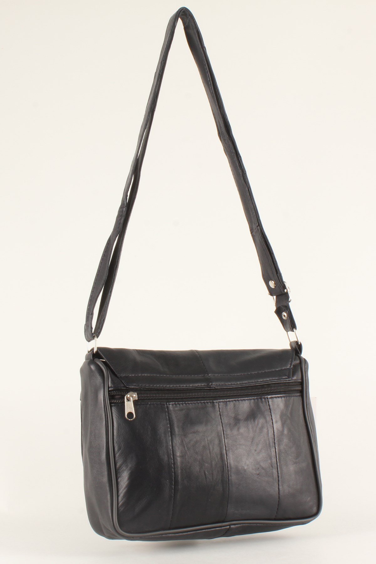 LWE1406-SLuwweLuwwe Bag'sKadın Yumuşak Hakiki Deri Parçalı ve Renkli Omuz Çantası (1406)