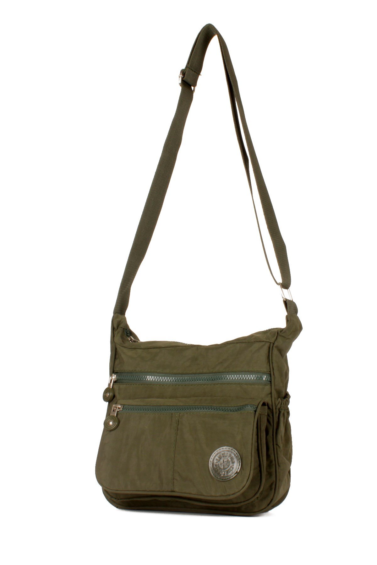 LWE10520-STalhaLuwwe Bag'sKadın Yumuşak Krinkıl Kumaş Estetik Çok Cepli Omuz - Postacı Çanta(10520)