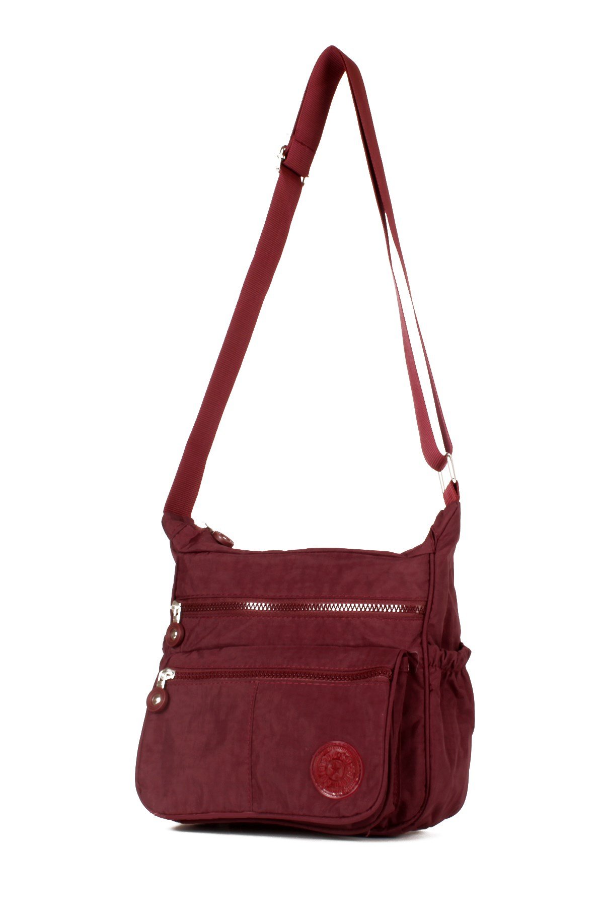 LWE10520-STalhaLuwwe Bag'sKadın Yumuşak Krinkıl Kumaş Estetik Çok Cepli Omuz - Postacı Çanta(10520)