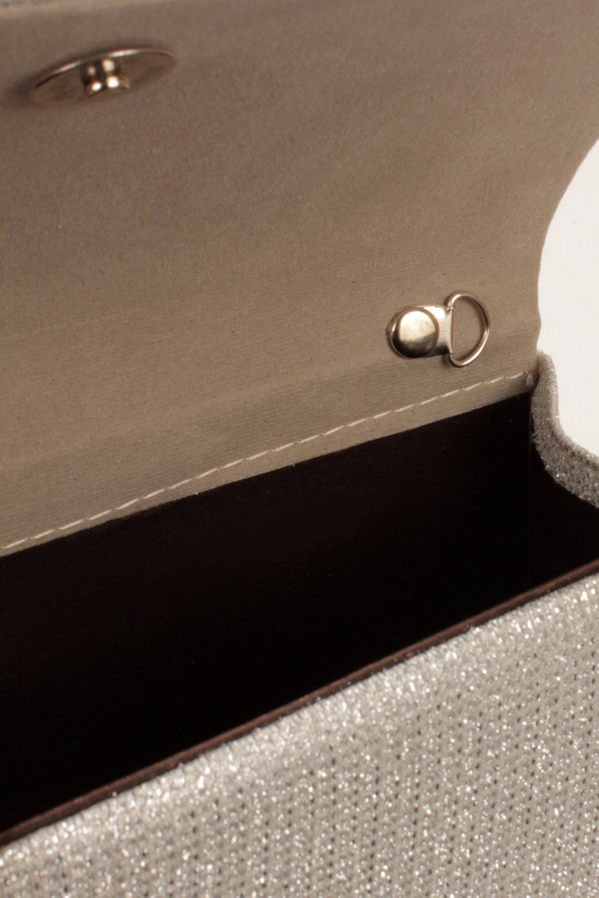 LWE10817-SyhTalhaLuwwe Bag'sKadın Zincir Askılı El Saplı Simli Doku Kararmaz Aksesuar Özel Gün Abiye El ve Omuz Çantası (10817)