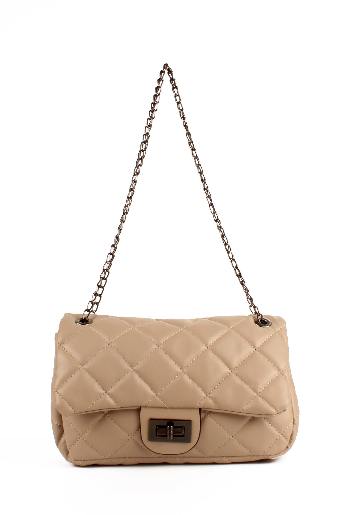 LWE20385-SLuwweLuwwe Bag'sKadın Zincir Askılı Kapitone Omuz Çantası (20385)