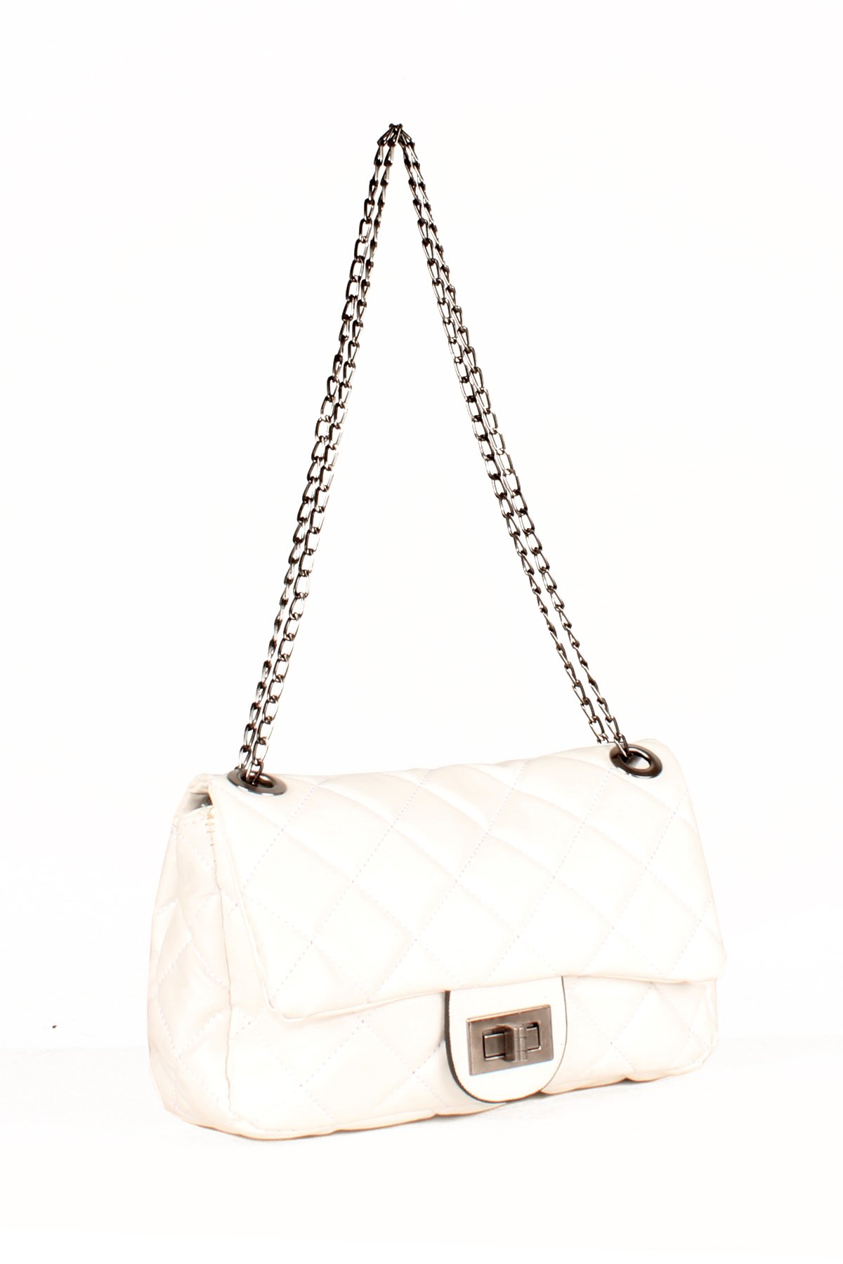 LWE20385-SLuwweLuwwe Bag'sKadın Zincir Askılı Kapitone Omuz Çantası (20385)