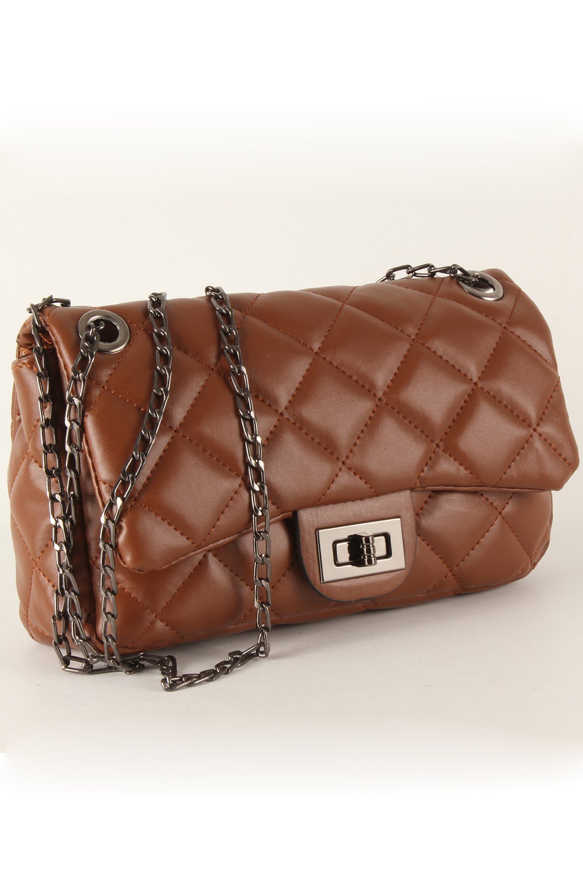 LWE20385-SLuwweLuwwe Bag'sKadın Zincir Askılı Kapitone Omuz Çantası (20385)