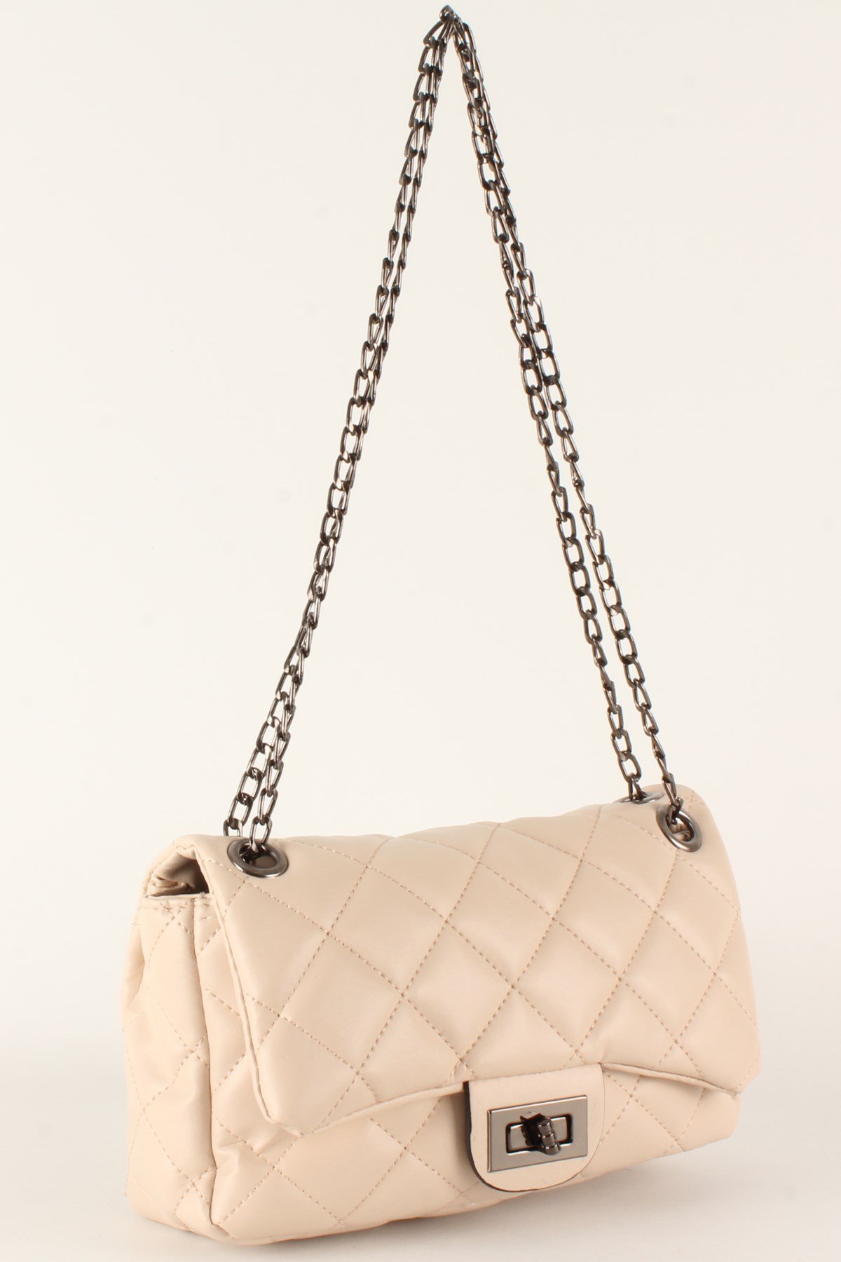 LWE20385-SLuwweLuwwe Bag'sKadın Zincir Askılı Kapitone Omuz Çantası (20385)