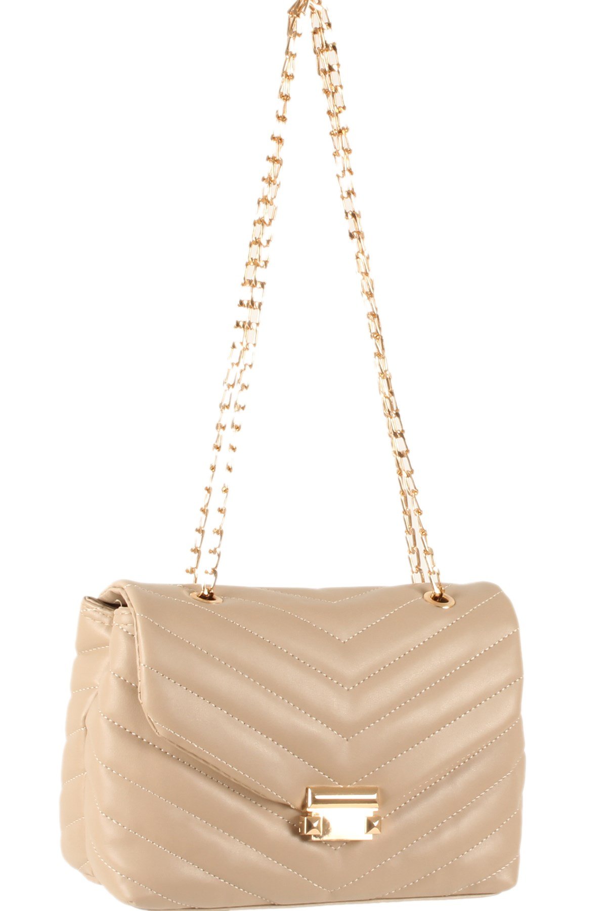 LWE20351-SLuwweLuwwe Bag'sKadın Zincir Askılı Kapitone Omuz Çantası (20351)