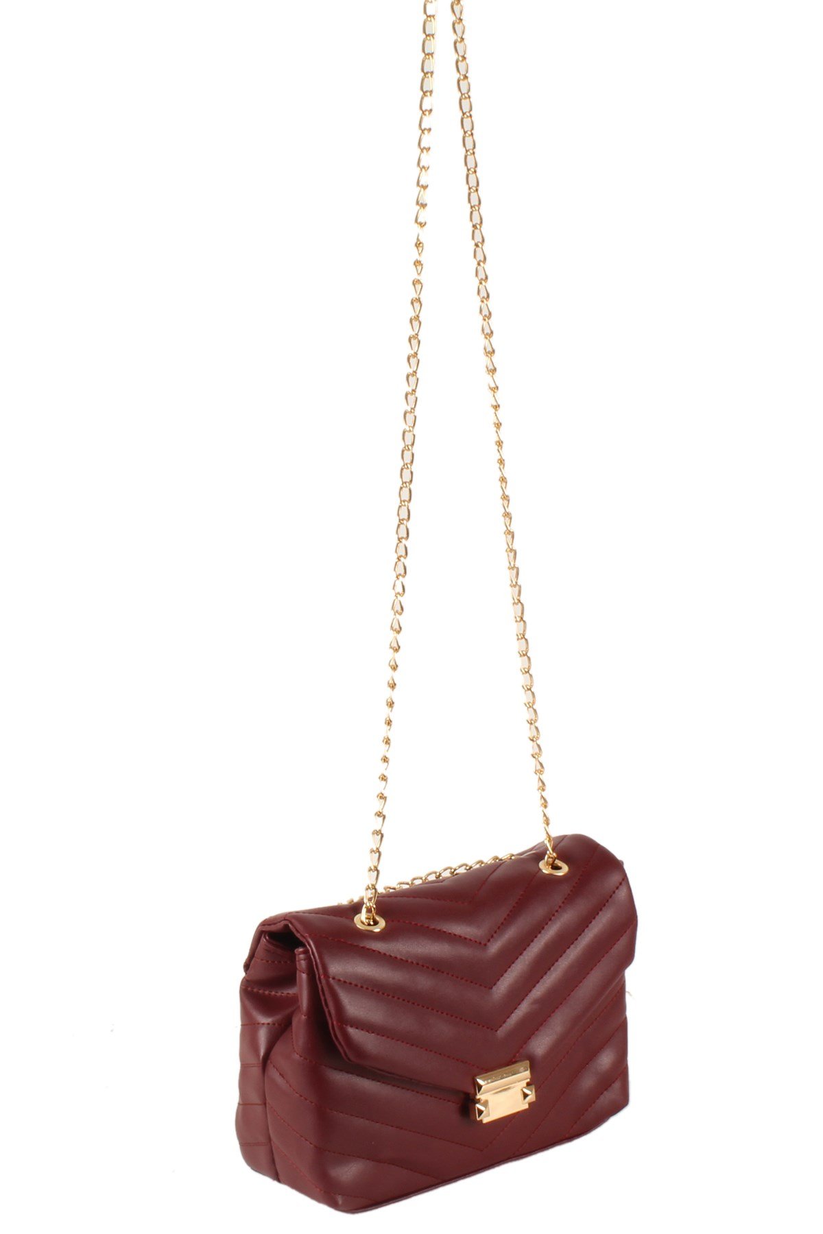 LWE20351-SLuwweLuwwe Bag'sKadın Zincir Askılı Kapitone Omuz Çantası (20351)