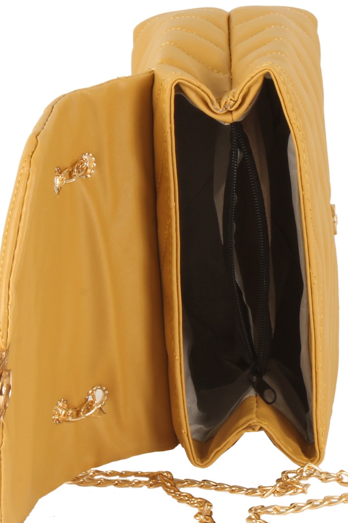 LWE20351-SLuwweLuwwe Bag'sKadın Zincir Askılı Kapitone Omuz Çantası (20351)