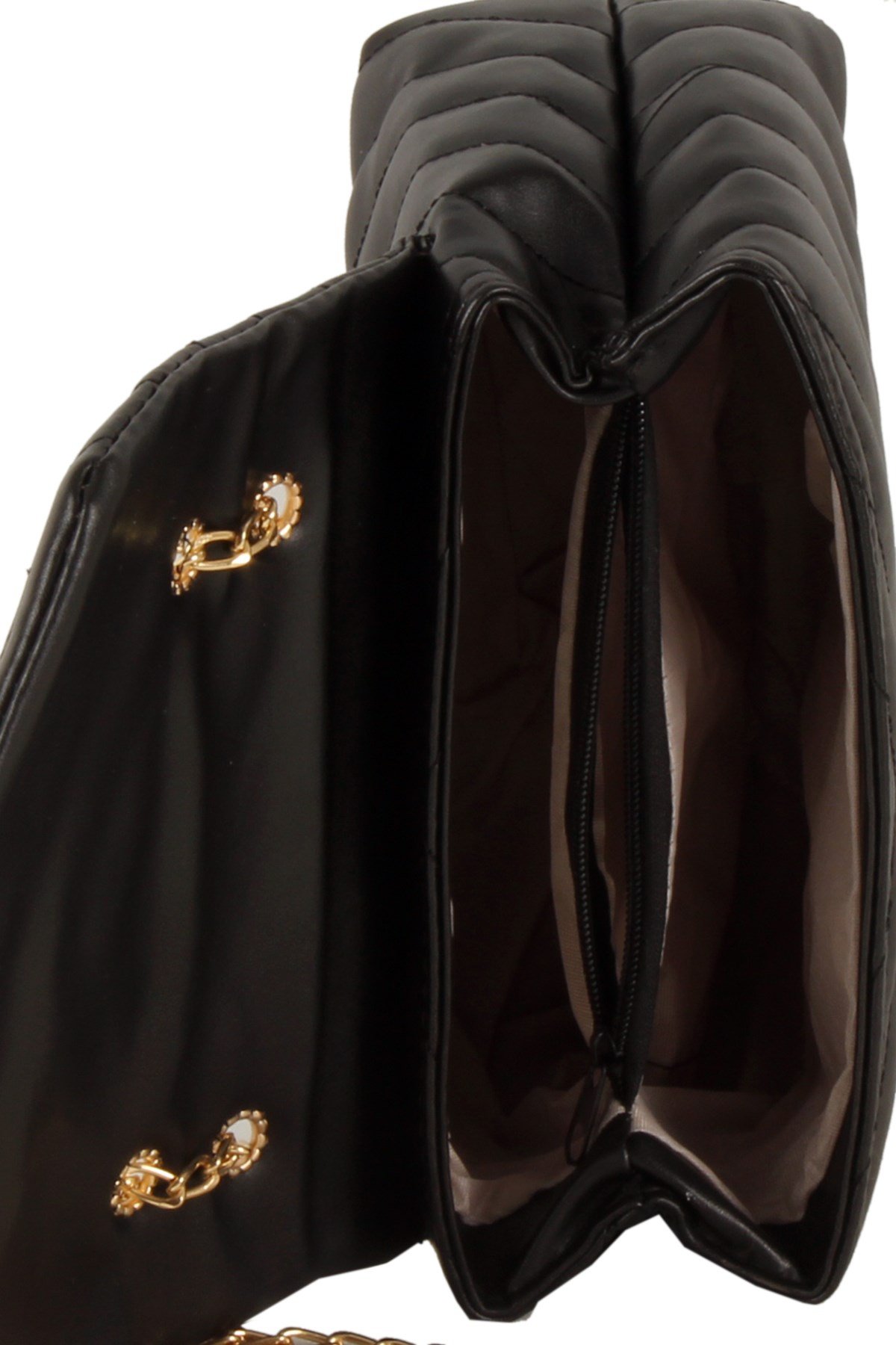 LWE20351-SLuwweLuwwe Bag'sKadın Zincir Askılı Kapitone Omuz Çantası (20351)