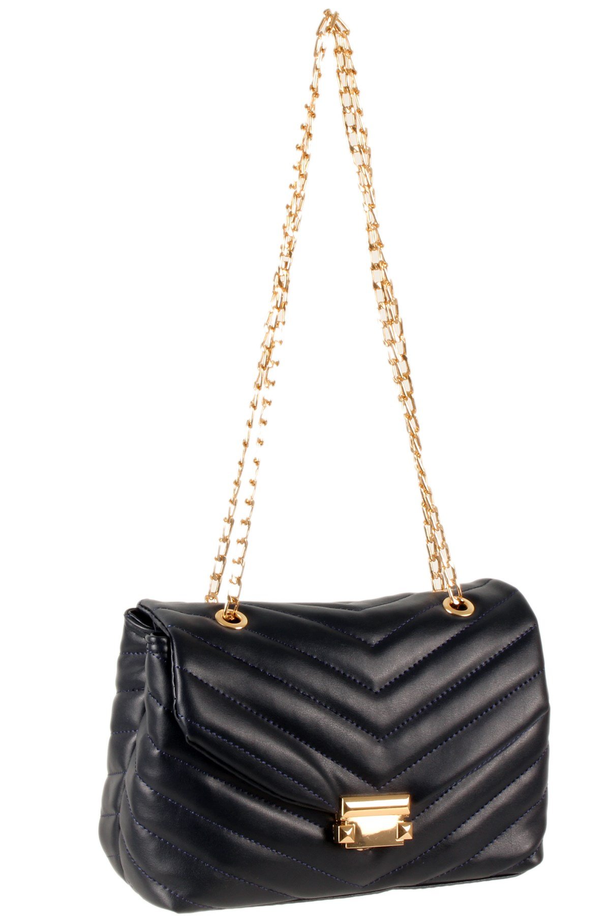 LWE20351-SLuwweLuwwe Bag'sKadın Zincir Askılı Kapitone Omuz Çantası (20351)