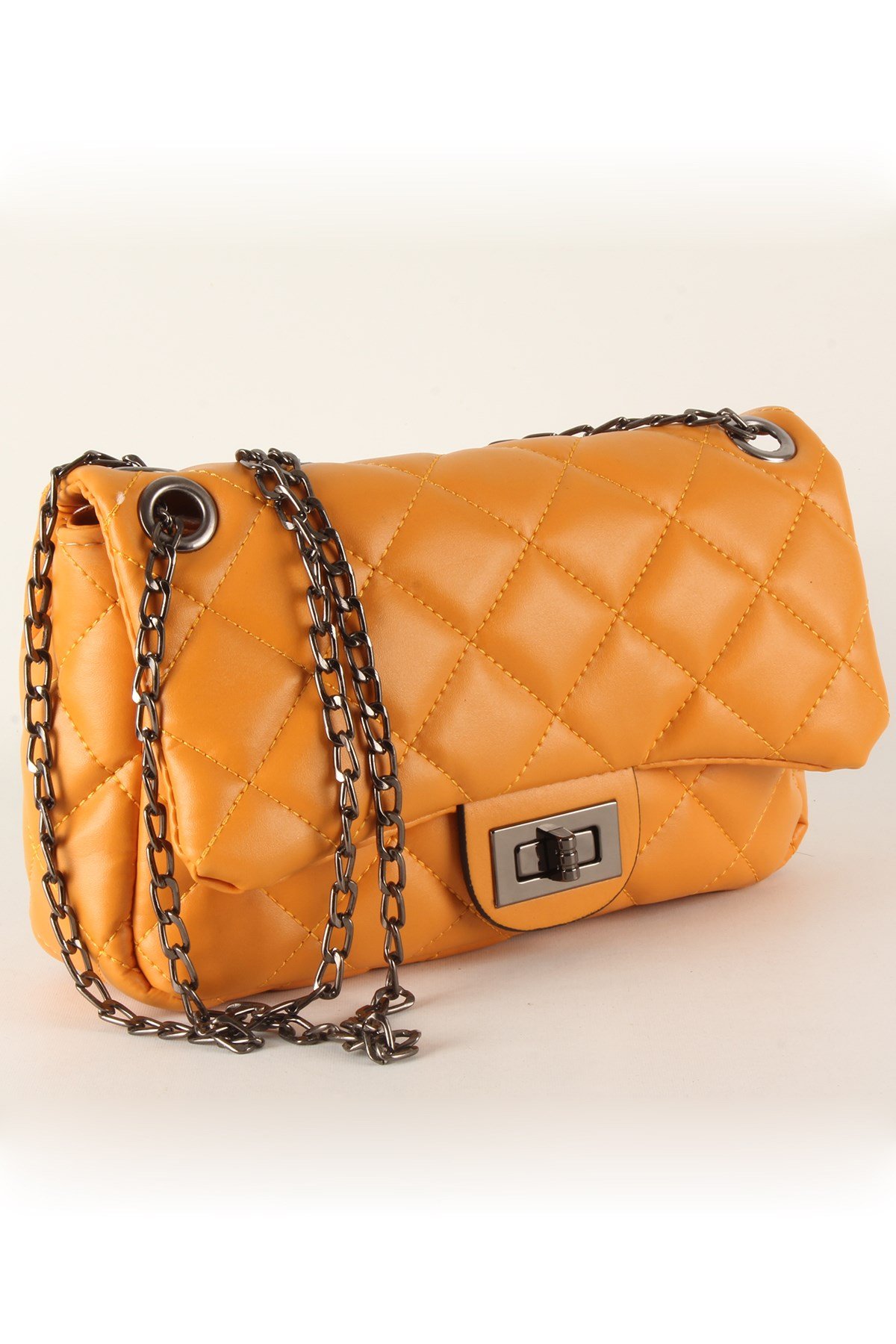 LWE20385-SLuwweLuwwe Bag'sKadın Zincir Askılı Kapitone Omuz Çantası (20385)