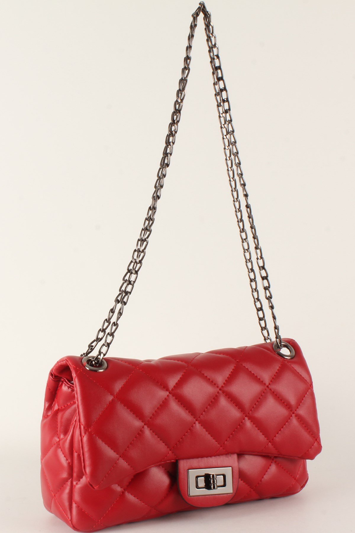 LWE20385-SLuwweLuwwe Bag'sKadın Zincir Askılı Kapitone Omuz Çantası (20385)